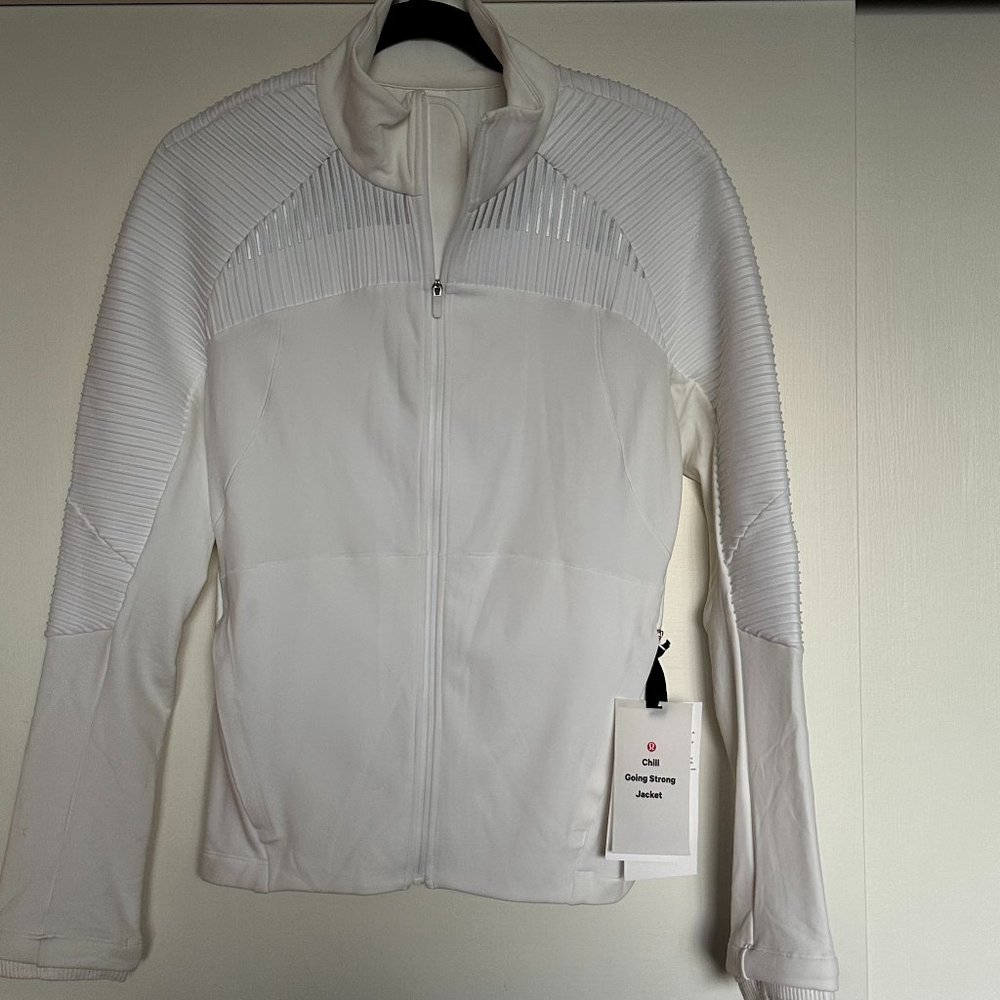lululemon athletica Chill Going Strong White Jacket